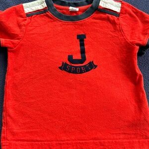 Janie and jack toddler boys j sport red white blue tee shirt t shirt top 18-24m